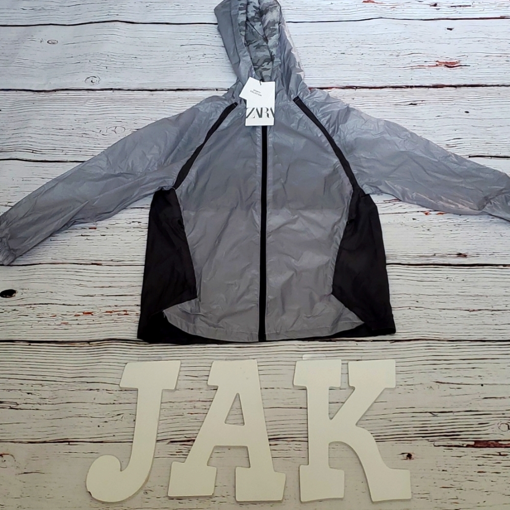 🆕️ ZARA BOYS SPORTY COLLECTION LIGHWEIGHT HOODED JACKET